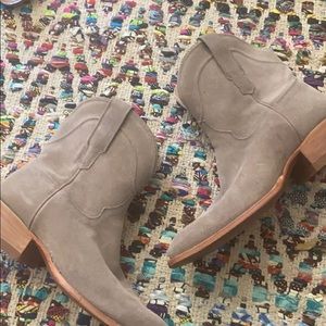Tecovas suede Lucy Booties